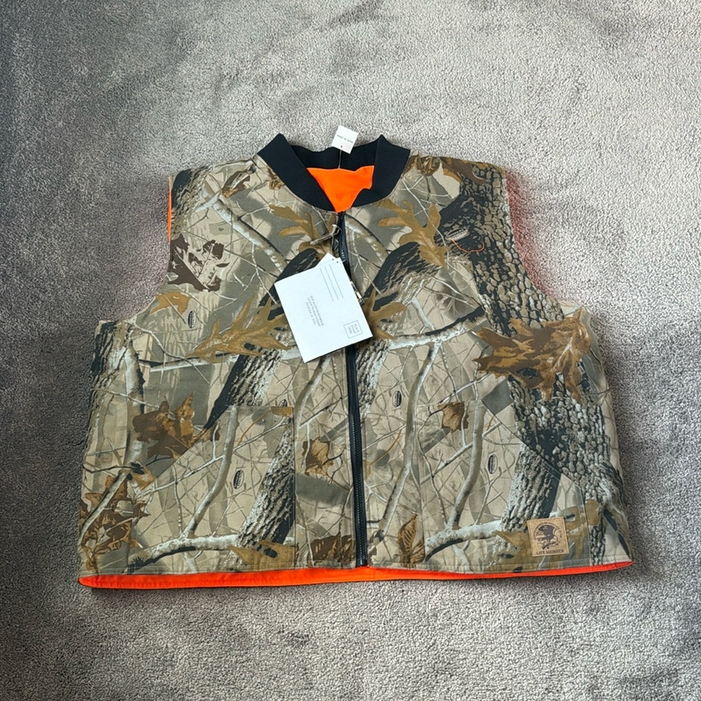 Bob Allen Realtree Hardwoods Camouflage Hunting Reversible Vest SIZE 2XL